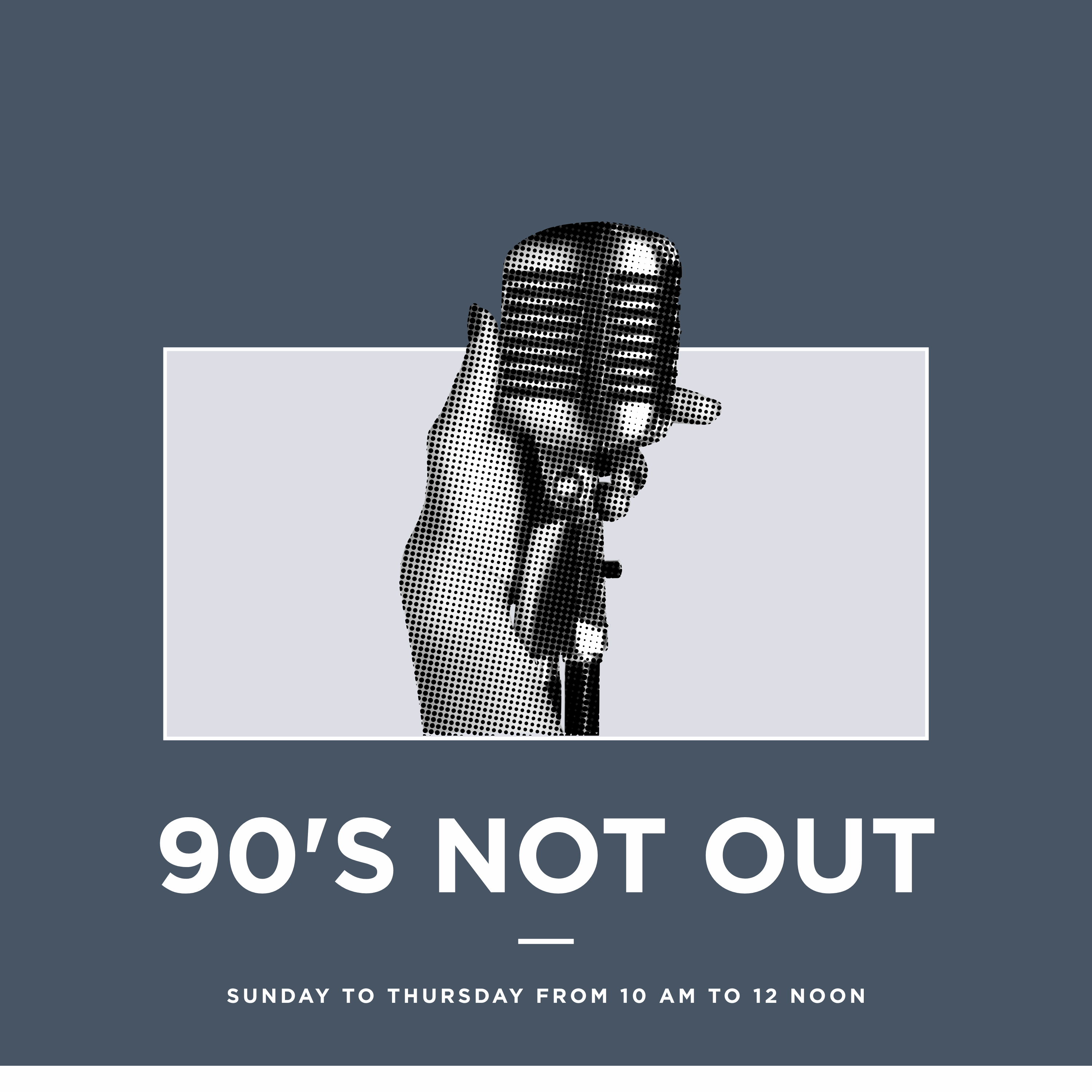 90's Not Out podcast artwork
